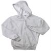 Jerzees 8 oz., 50/50 NuBlend Fleece Full-Zip Hood (993)- ASH,XL view 1