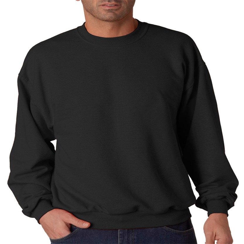 Jerzees 8 oz. 50/50 Fleece Crew (562) Black, S