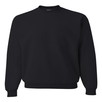 Jerzees 8 oz. 50/50 Fleece Crew (562) Black, L