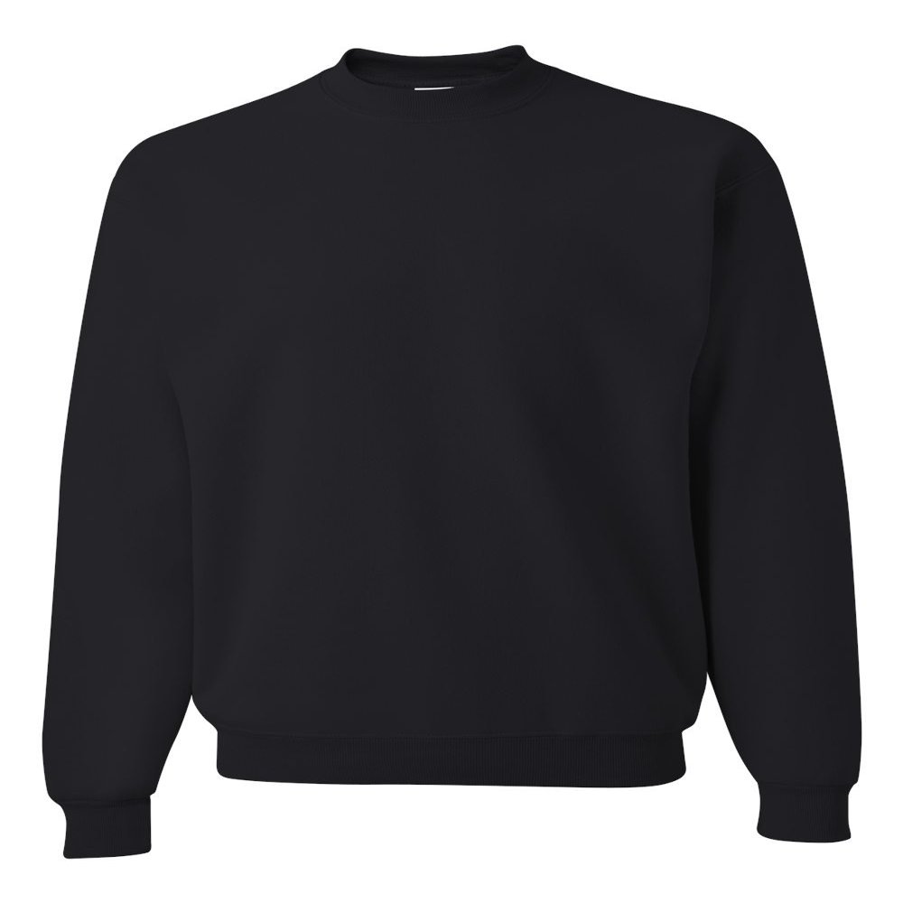 Jerzees 8 oz. 50/50 Fleece Crew (562) Black, L