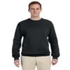 Jerzees 8 oz. 50/50 Fleece Crew (562) Black, L view 2