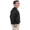 Jerzees 8 oz. 50/50 Fleece Crew (562) Black, L view 4