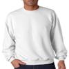Jerzees 8 oz. 50/50 Fleece Crew (562) White, M view 1