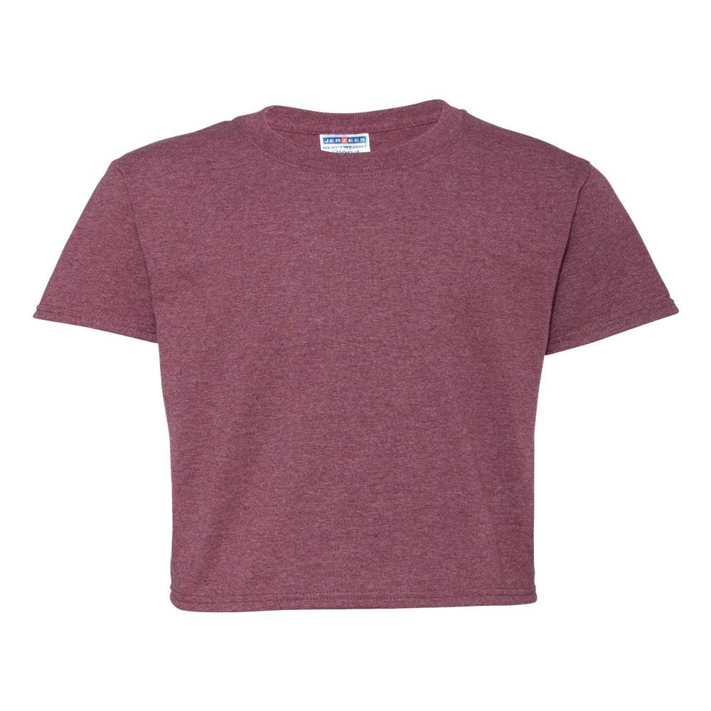 Jerzees Heavyweight Blend T-Shirt (29B) Vintage Heather Maroon, XS