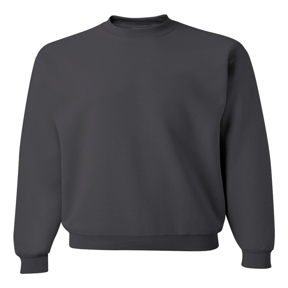 Jerzees 8 oz. 50/50 Fleece Crew (562) Charcoal Grey, 3XL