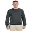 Jerzees 8 oz. 50/50 Fleece Crew (562) Charcoal Grey, 3XL view 2