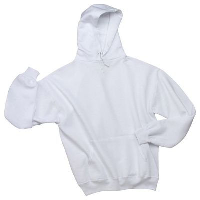 Jerzees 8 oz., 50/50 NuBlend Fleece Pullover Hood (996)- WHITE,L