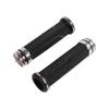 NCY Aluminum Rhinestone Grip Set (Silver, 7/8"); Universal view 1