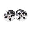 NCY Aluminum Rhinestone Grip Set (Silver, 7/8"); Universal view 2