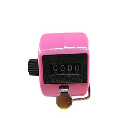 Jackie Hand Held Tally Counter 4 Digit Mechanical Palm Clicker Counter