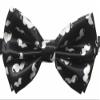 Novelty Mens Adjustable Tuxedo Mustache Design Adjustable Elastic Strap Bowtie view 1