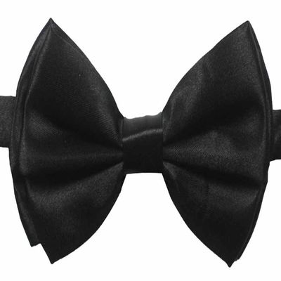 Novelty Mens Adjustable Tuxedo Black Bowtie Adjustable Elastic Strap Bowtie