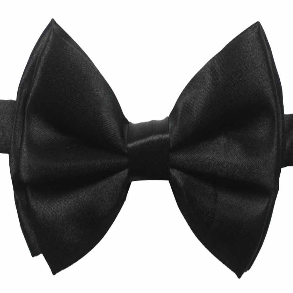 Novelty Mens Adjustable Tuxedo Black Bowtie Adjustable Elastic Strap Bowtie