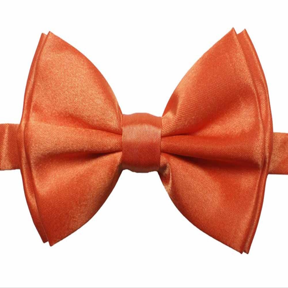 Novelty Mens Adjustable Tuxedo Orange Bowtie Adjustable Elastic Strap Bowtie