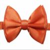 Novelty Mens Adjustable Tuxedo Orange Bowtie Adjustable Elastic Strap Bowtie view 1