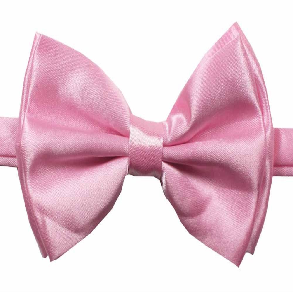 Novelty Mens Adjustable Tuxedo Pink Bowtie Adjustable Elastic Strap Bowtie