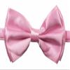 Novelty Mens Adjustable Tuxedo Pink Bowtie Adjustable Elastic Strap Bowtie view 1