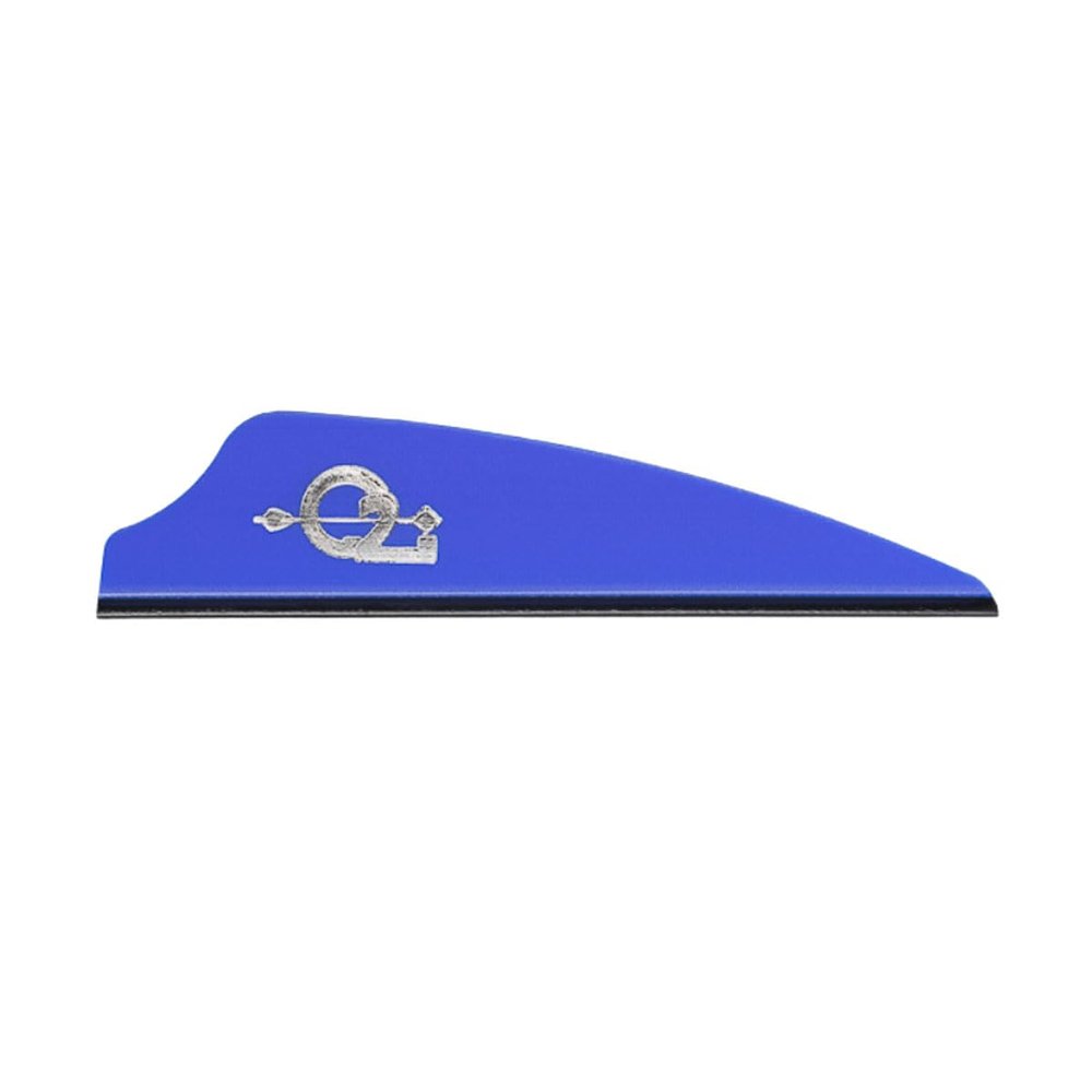 Q2i Fusion X-II Target Archery Vanes - Ultra-Lightweight with Tri-Fusion Vane Adhesion Technology for Archery Arrows Premium Arrow Fletching & Accessories for Archers - 2.1" 100pk RB