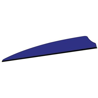 Q2i Fusion X-II Target Archery Vanes - Ultra-Lightweight with Tri-Fusion Vane Adhesion Technology for Archery Arrows Premium Arrow Fletching & Accessories for Archers - 100pk, 3.5" Blue