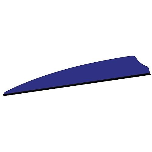 Q2i Fusion X-II Target Archery Vanes - Ultra-Lightweight with Tri-Fusion Vane Adhesion Technology for Archery Arrows Premium Arrow Fletching & Accessories for Archers - 100pk, 3.5" Blue