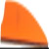 Q2i Fusion X-II Target Archery Vanes - Ultra-Lightweight with Tri-Fusion Vane Adhesion Technology for Archery Arrows Premium Arrow Fletching & Accessories for Archers - 100pk, 1.75" Neon Orange view 1