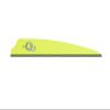 Q2i Fusion X-II Target Archery Vanes - Ultra-Lightweight with Tri-Fusion Vane Adhesion Technology for Archery Arrows Premium Arrow Fletching & Accessories for Archers (Pack of 100), Neon Yellow, 3.5" view 1