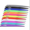 Q2i Fusion X-II Target Archery Vanes - Ultra-Lightweight with Tri-Fusion Vane Adhesion Technology for Archery Arrows Premium Arrow Fletching & Accessories for Archers (Pack of 100), Neon Yellow, 3.5" view 2