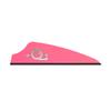 Q2i Fusion X-II Target Archery Vanes - Ultra-Lightweight with Tri-Fusion Vane Adhesion Technology for Archery Arrows Premium Arrow Fletching & Accessories for Archers - 100pk, 1.75" Pink, view 1