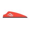 Q2i Fusion X-II Target Archery Vanes - Ultra-Lightweight with Tri-Fusion Vane Adhesion Technology for Archery Arrows Premium Arrow Fletching & Accessories for Archers - 100pk, 1.75" RED view 1