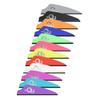 Q2i Fusion X-II Target Archery Vanes - Ultra-Lightweight with Tri-Fusion Vane Adhesion Technology for Archery Arrows Premium Arrow Fletching & Accessories for Archers - 100pk, 1.75" RED view 3