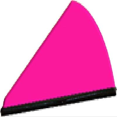 Q2i Archery Rapt-X Arrow Vanes-High-Profile Fletching Vanes with Tri-Fusion Vane Adhesion Technology for Superior Flight Stability & Control Archery 100pk (Pink)