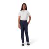 French Toast Little Girls' Stretch Twill Skinny Leg Pant, Navy, 4 view 1