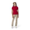 French Toast Girls' Adjustable Waist Stretch Twill Straight Leg Pant (Standard & Plus), Khaki, 5 view 3