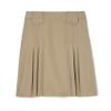 French Toast Girls' Adjustable Waist Front Tab Pleated Skirt, Khaki, 5 view 1