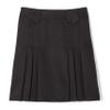 French Toast Girls' Adjustable Waist Front Tab Pleated Skirt, Black, 6X view 3