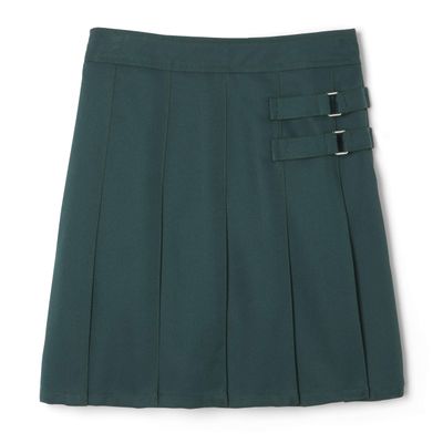 French Toast Girls' Adjustable Waist 2-Tab Scooter, Hunter Green, 6X