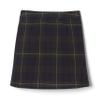 French Toast Girls' Adjustable Waist Plaid 2-Tab Scooter, Green Plaid, 6X view 2