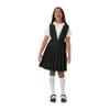 French Toast Girls' V-Neck Pleated Jumper, Black, 5 view 1