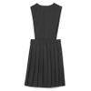 French Toast Girls' V-Neck Pleated Jumper, Black, 5 view 2