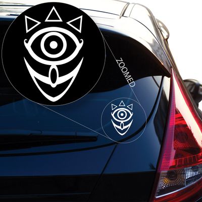 Yoonek Graphics Mask of Truth Decal Sticker for Car Window, Laptop and More. # 498 (4" x 2.4", White)