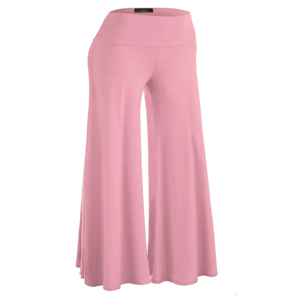 Lock and Love WB750 Womens Chic Palazzo Lounge Pants XXXL Pink