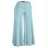 Lock and Love WB750 Womens Chic Palazzo Lounge Pants XXL Light_Blue view 1