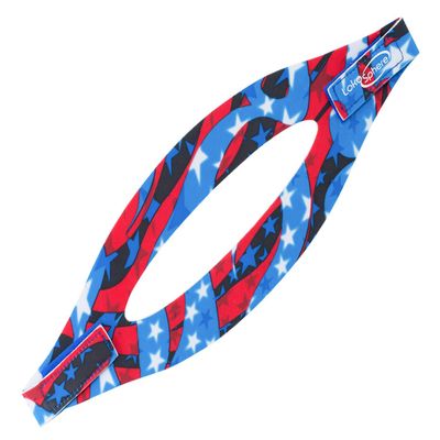 LokoSphere Goggle Strap, One Size, Patriotic Flames