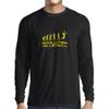 lepni.me Mens T Shirt The History and Evolution of Volleyball Game (XX-Large Black Yellow) view 1