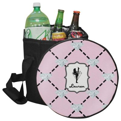 YouCustomizeIt Personalized Diamond Dancers Collapsible Cooler & Seat