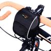 Disconano Cycling Bike Bicycle Handlebar Bags Front Baskets Black with Rain Cover view 1