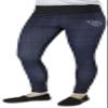 Tennessee Titans NFL Juniors Women's Plaid Leggings - Navy Blue (XS (0/1)) view 1