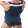 Jaxu Men's Vest Leotard Fitness Undershirt Swimwear Bodysuit Dark Green Small view 2