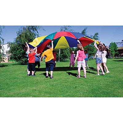 Amaya 439090 Parachute 1,8 M 9 Handles, Multi-Colour, 1.8 m