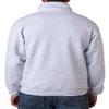 9.5 oz. Super Sweats NuBlend Fleece Quarter-Zip Pullover 3XL BLACK HEATHER view 3